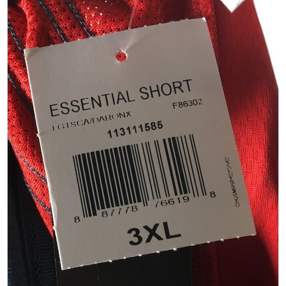 Adidas Shorts Men's Size 3XL Red Black Climalite Essential Basketball Sports NEW - Picture 7 of 7